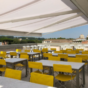 Palazzo Rhinoceros panoramic restaurant view