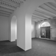 Area espositiva Palazzo Rhinoceros restaurata da Devoto Design