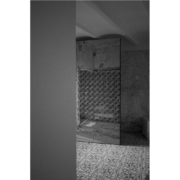 Palazzo Rhinoceros bespoke shutter with print black and white