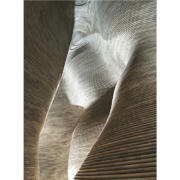 Detail of the wooden canyon designed by KTA and made by Devoto Design