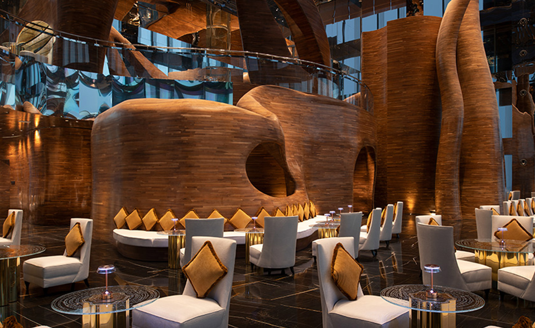 Double curvature, a special project for the Banyan Tree Doha Vertigo Restaurant cover image